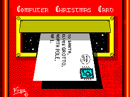 Computer Christmas Card